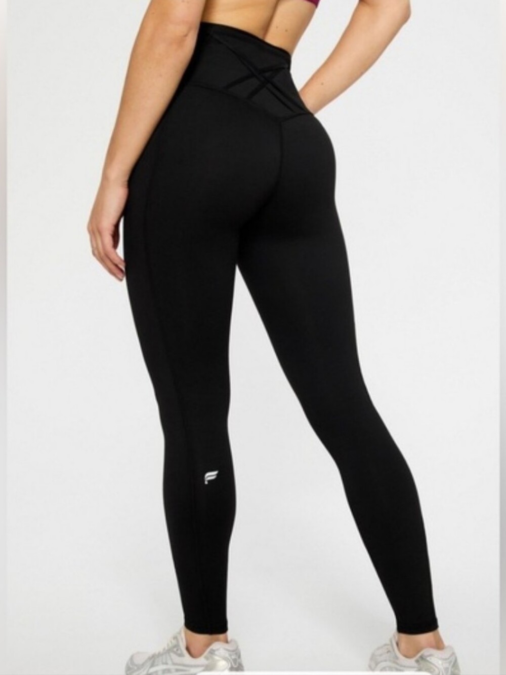Fabletics Black Boost PowerHold High-Waisted Legging 7/8 size x small NWT